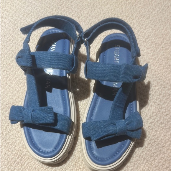 Stylish Blue Kids Sandals - Picture 1 of 6